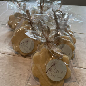 Flower-Shaped Organic Sugar Cookie - 2pcs